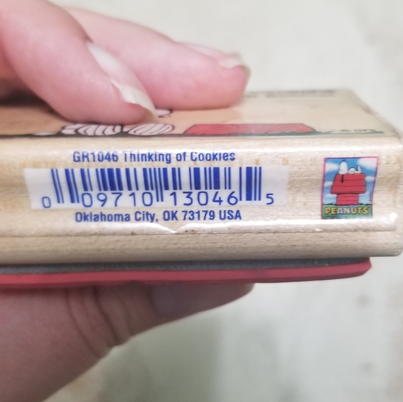 Thinking of cookies Snoopy stamp - Picture 6 of 6